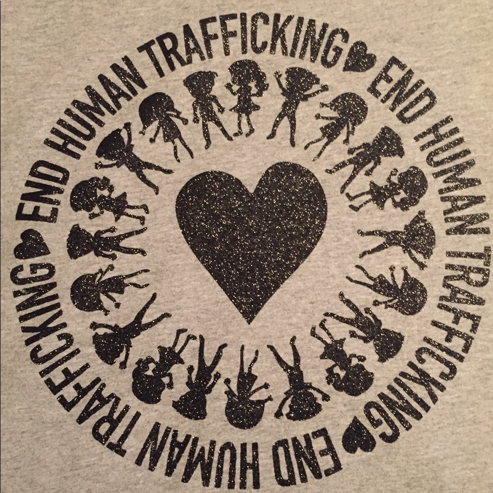 End Human Trafficking Shirt. $3 goes to charity